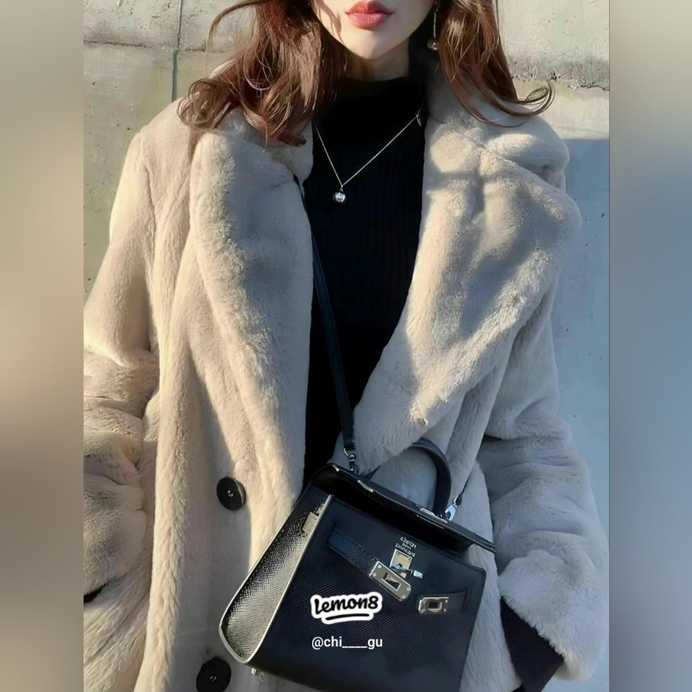 Zara NWT ZARA FAUX FUR COAT Bloggers fav - Picture 14 of 15